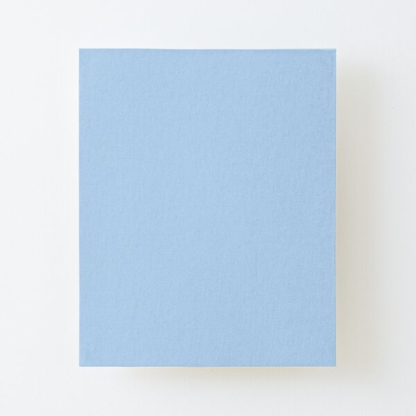 Pastel Blue - Light Pale Powder Blue - Solid Color Canvas Print