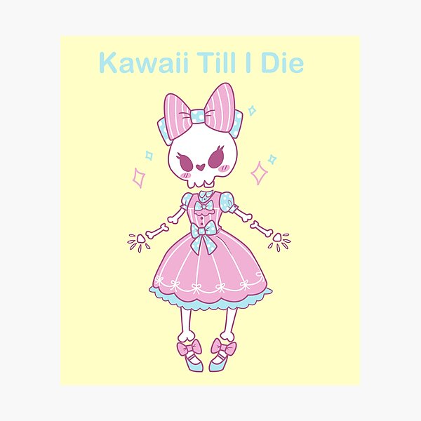 Item preview, Kawaii Till I Die designed and sold by karlzinnerdemon.