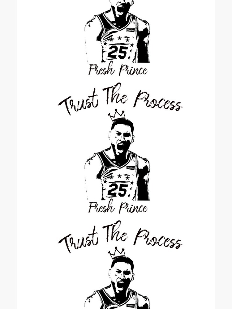 trust the process 76ers shirt