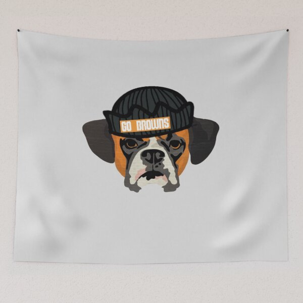 Item preview, Go Browns Football Boxer Dawg Design designed and sold by B1GSportswear.