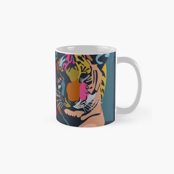 Tigre coloré Mug classique