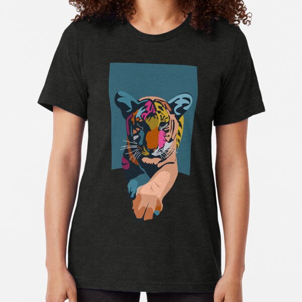 Tiger Color Tri-blend T-Shirt