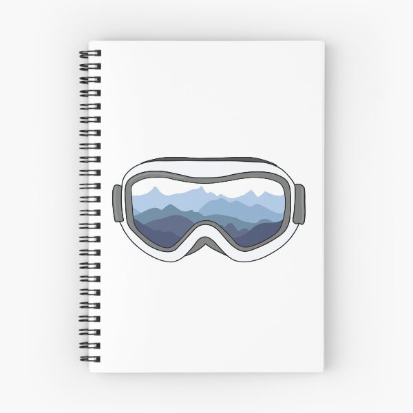 Item preview, Snow Goggles with View of Mountain Range designed and sold by elmma design.