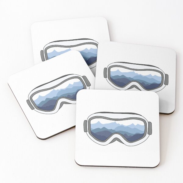 Item preview, Snow Goggles with View of Mountain Range designed and sold by elmma design.