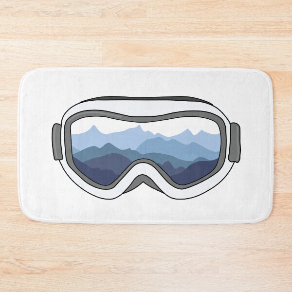 Item preview, Snow Goggles with View of Mountain Range designed and sold by elmma design.