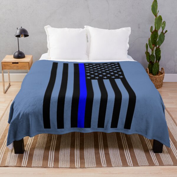 Item preview, The Symbolic Thin Blue Line on US Flag designed and sold by Garaga.