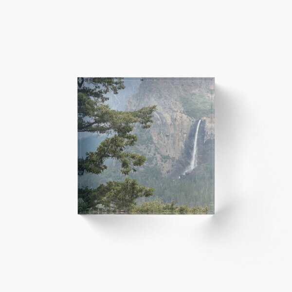 Ahwahnee Valley Acrylic Block