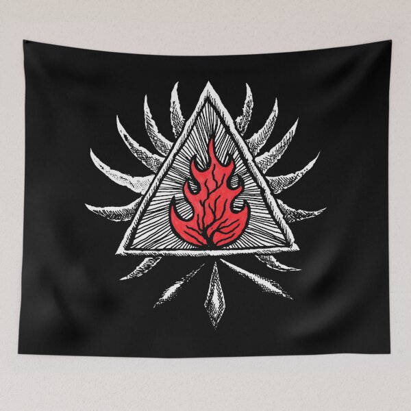 Item preview, Satanic Symbol Dark Flame by KRAFTD designed and sold by kraftd.