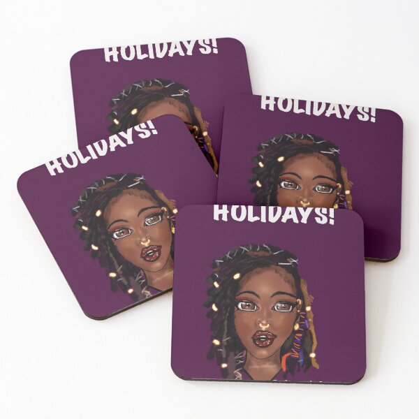 Item preview, Holiday Cards theme - Goddess Locs designed and sold by ArtBecomesHer2.