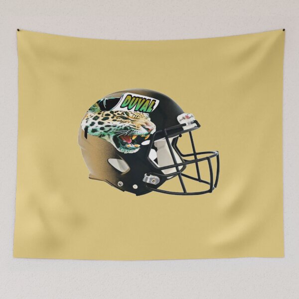 Item preview, Jacksonville Football Fan Gift Helmet Design designed and sold by B1GSportswear.