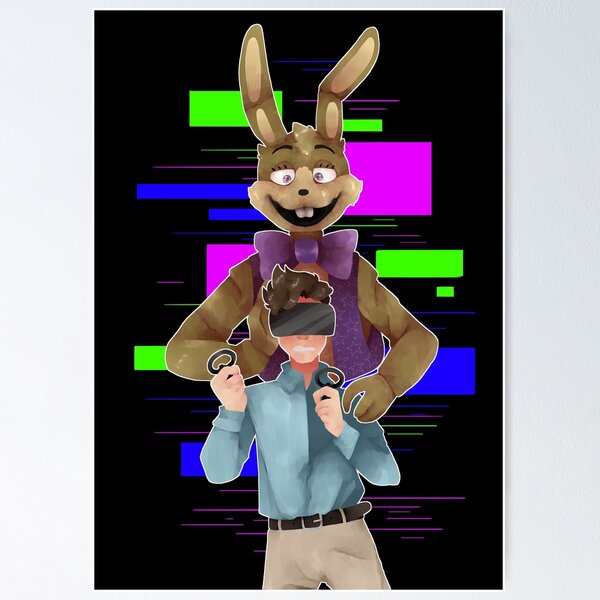 Curse of Glitchtrap Poster for Sale by Willkippo