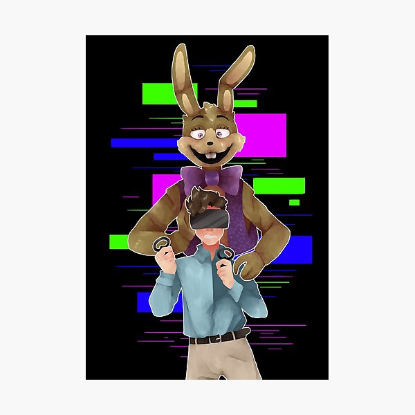Curse of Glitchtrap Photographic Print for Sale by Willkippo