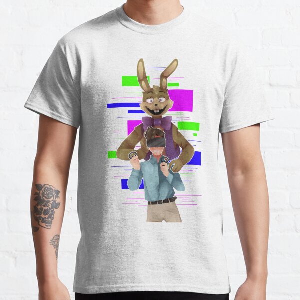 Glitchtrap T Shirts Redbubble - roblox glitch trap shirt