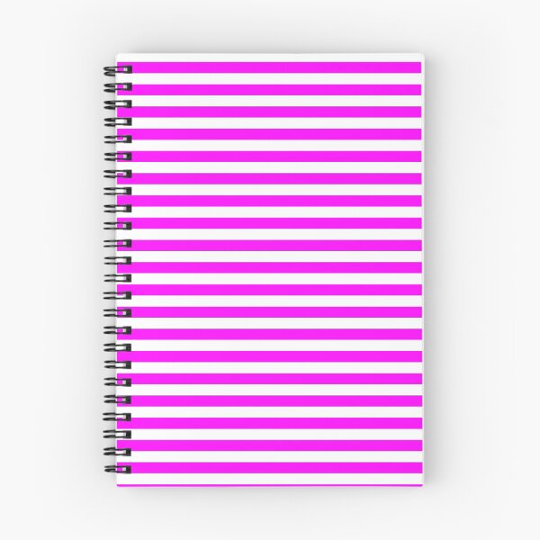 Item preview, Fuchsia Violet and White Horizontal Stripes designed and sold by ColorPatterns.