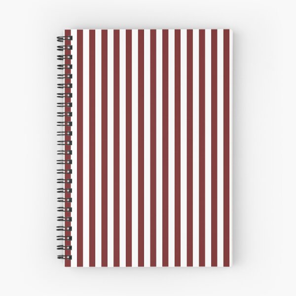 Item preview, Prune Red and White Vertical Stripes designed and sold by ColorPatterns.