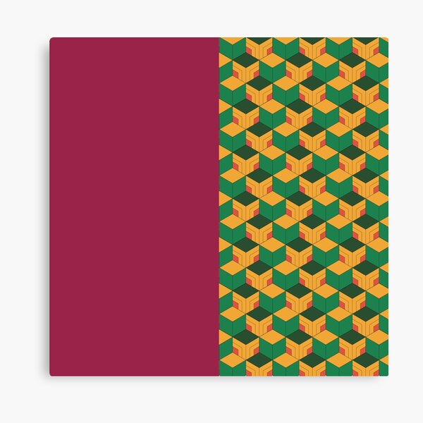 Giyuu Tomioka Pattern Canvas Prints Redbubble