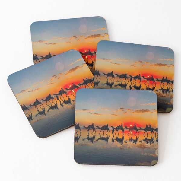 Item preview, Red sunset on Cable Beach, Broome WA designed and sold by susiereynolds66.