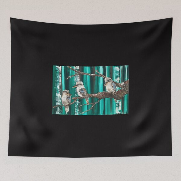 Item preview, Kookaburras watching  designed and sold by NetRaeArt.
