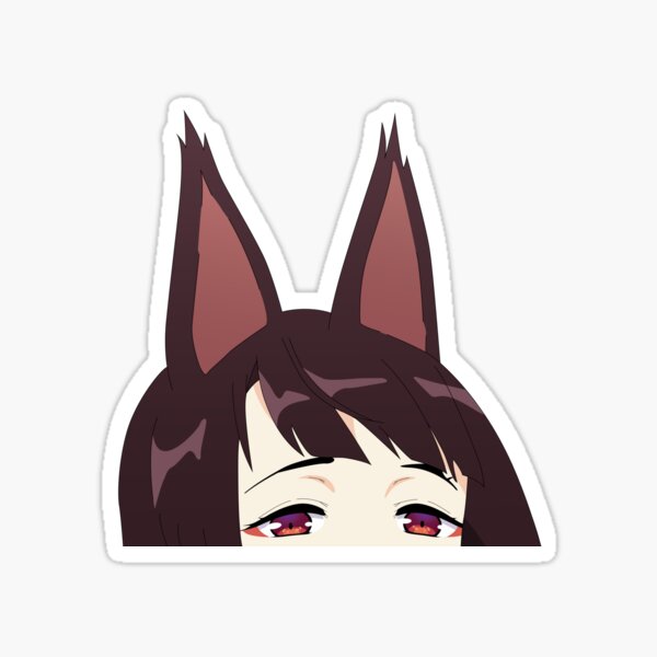 Akagi Peeker | Sakura Empire | Azur Lane Sticker