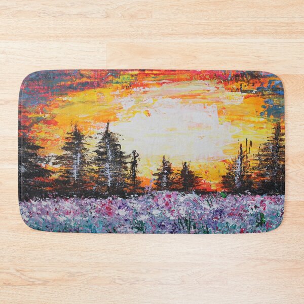Item preview, Sunset and Wildflowers designed and sold by LivingArtBrenda.