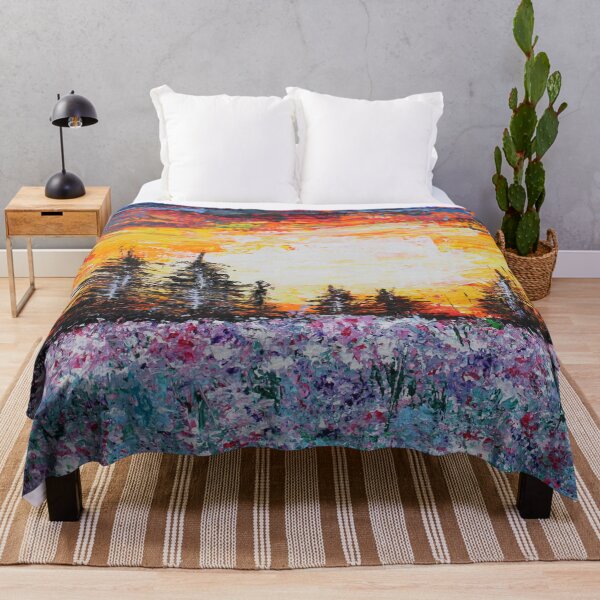 Item preview, Sunset and Wildflowers designed and sold by LivingArtBrenda.