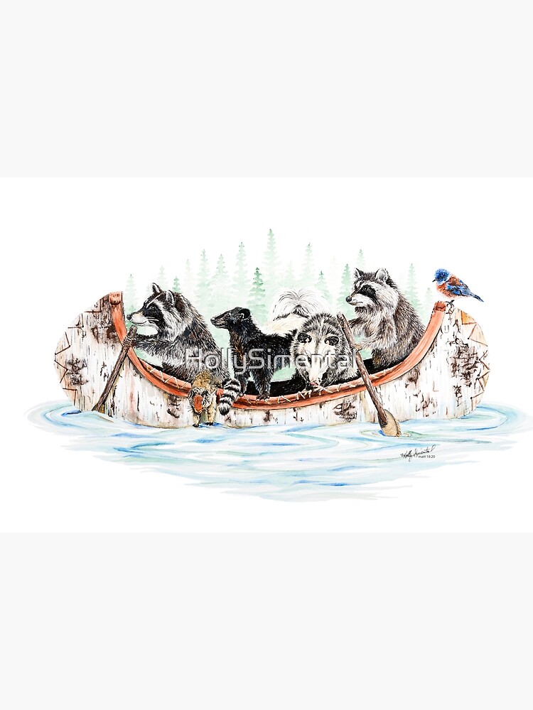 Critter Canoe - forest animals by HollySimental