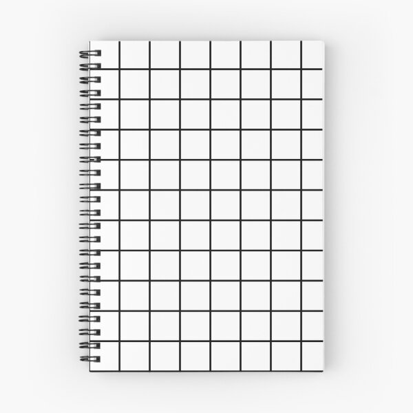 Item preview, White & Black Graph Grid Geometric Art designed and sold by EvePenman.