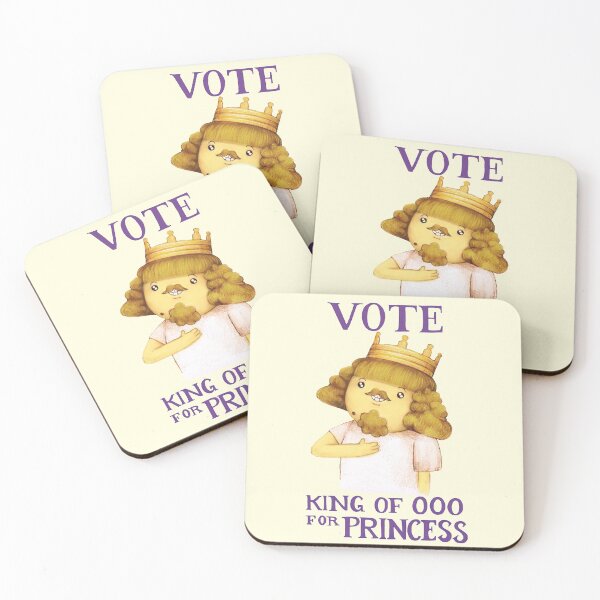 Item preview, Vote king of Ooo for Princess - Adventure Time designed and sold by Lavinia Knight.
