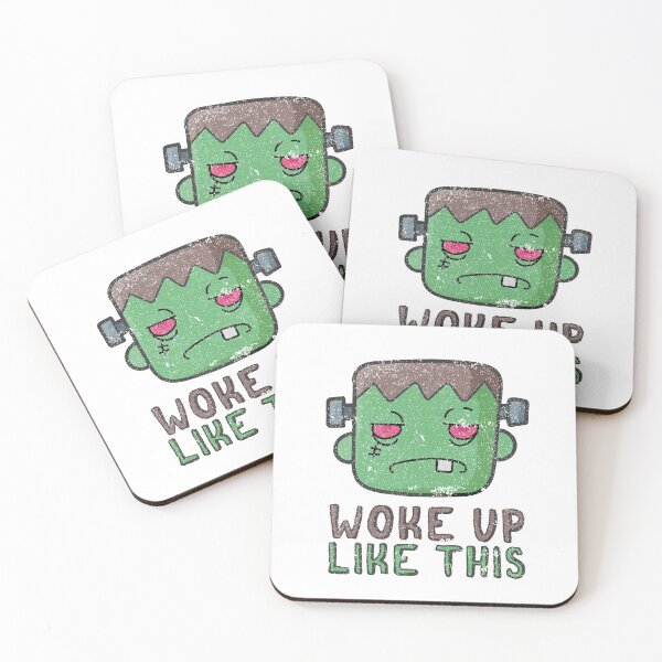 Item preview, Woke Up Like This - Monster - Funny Halloween Shirt designed and sold by bkfdesigns.