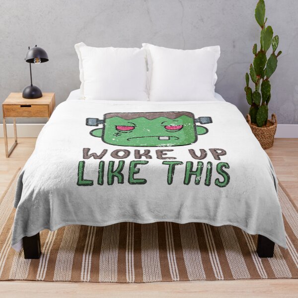 Item preview, Woke Up Like This - Monster - Funny Halloween Shirt designed and sold by bkfdesigns.