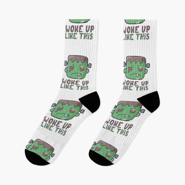 Item preview, Woke Up Like This - Monster - Funny Halloween Shirt designed and sold by bkfdesigns.