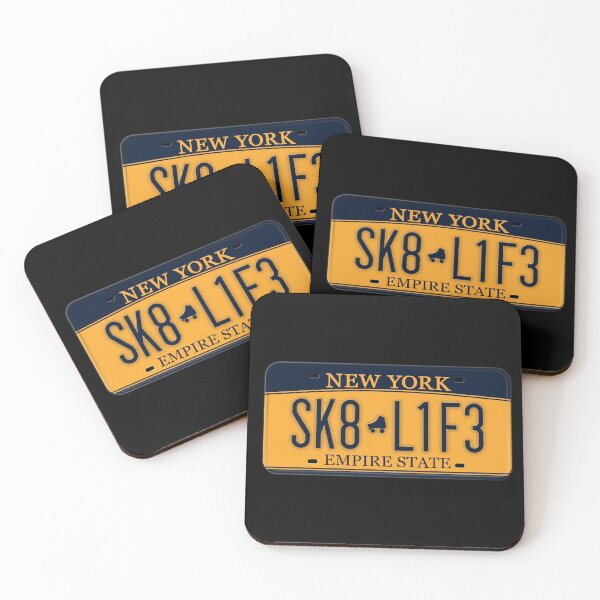 Item preview, Skate Life - NYC License Plate designed and sold by sbdigital.