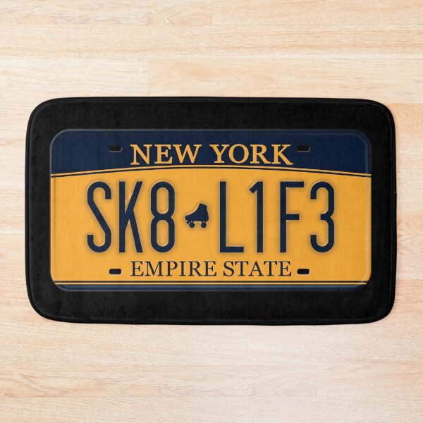 Item preview, Skate Life - NYC License Plate designed and sold by sbdigital.