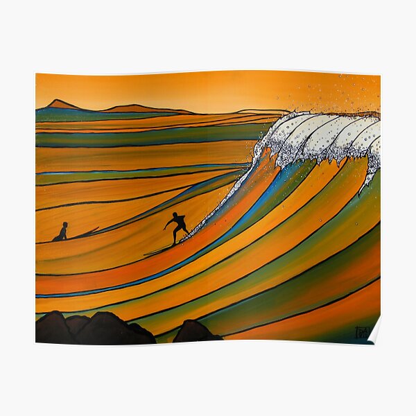 Waimea Friends - ReoSurf Art Poster
