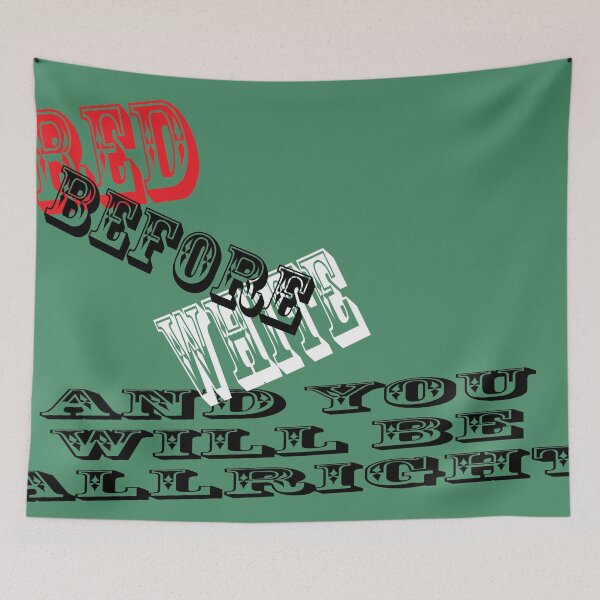 Item preview, Red before white from canalsbywhacky designed and sold by designbywhacky.