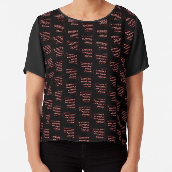 Be Nice Chiffon Top