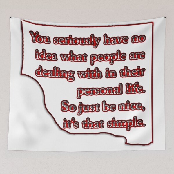 Item preview, Be Nice  designed and sold by designbywhacky.