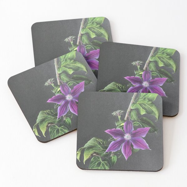 Item preview, Illuminated Clematis designed and sold by Moya Deacon Radley.