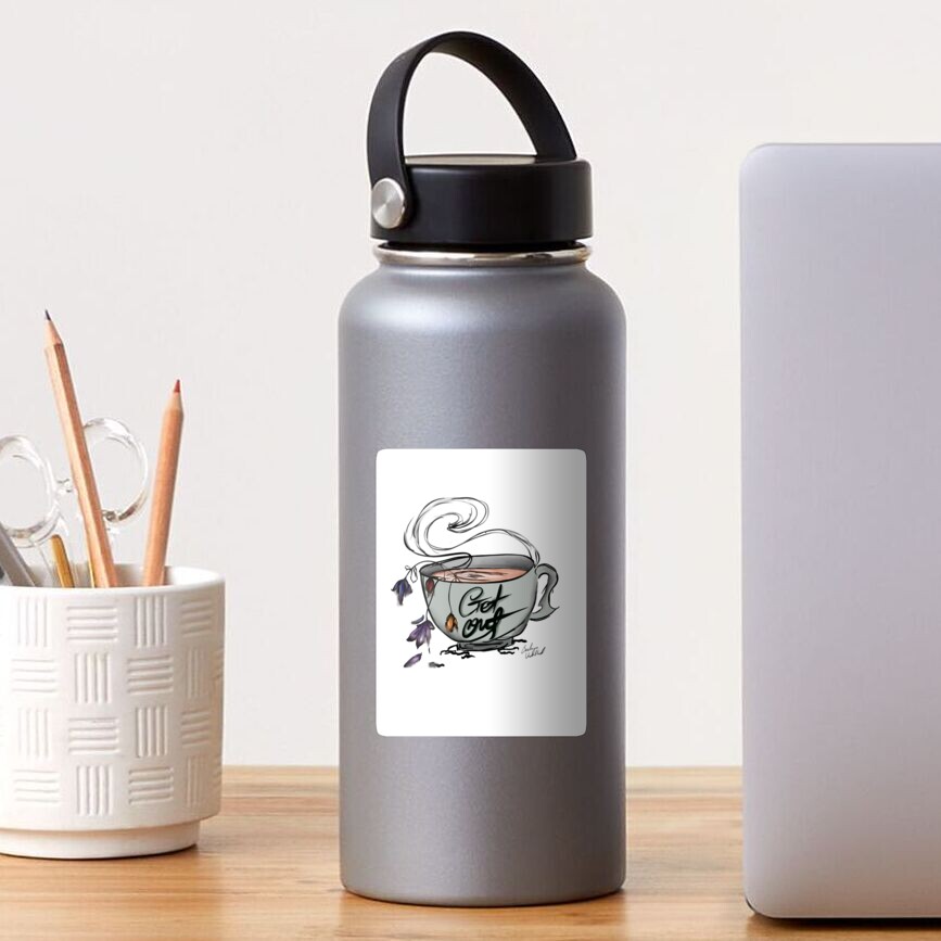 "Get Out movie Tea Cup" Sticker for Sale by beehiveuntitled Redbubble