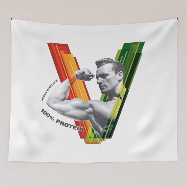 Item preview, Vegan Beefcake designed and sold by Brent Pruitt.