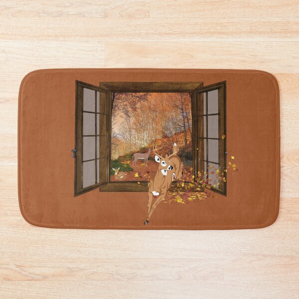 Item preview, Stag jumping through window designed and sold by DAscroft.