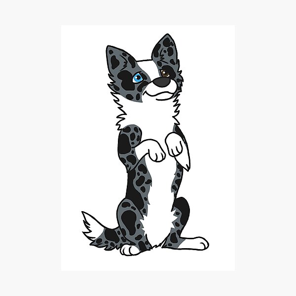 Aperçu de l'œuvre Border collie créée et vendue par TheArtofDogs.
