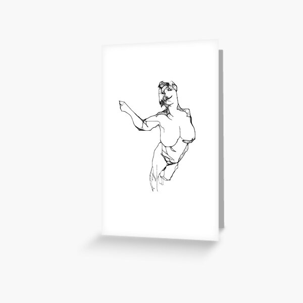 Scribbler Exp 1 Greeting Card