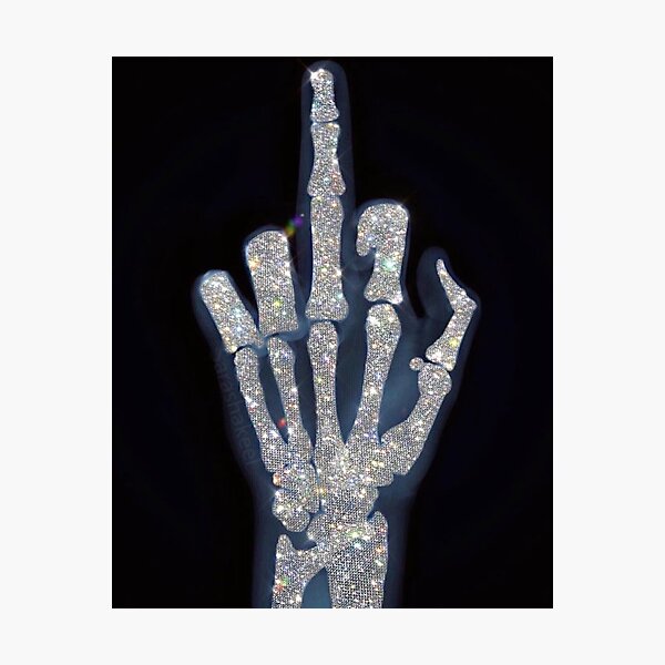 sparkle skeleton Photographic Print