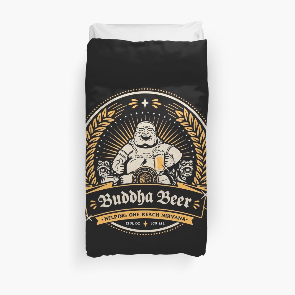 Buddha Beer Duvet Cover