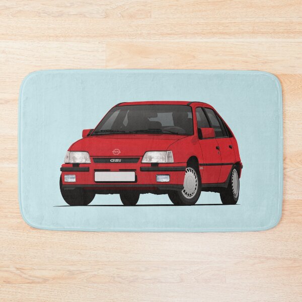 Item preview, Red Kadett E GSi car illustration designed and sold by knappidesign.