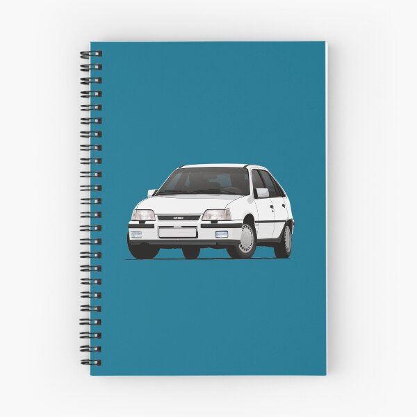 Item preview, White Kadett E GSi car illustration designed and sold by knappidesign.