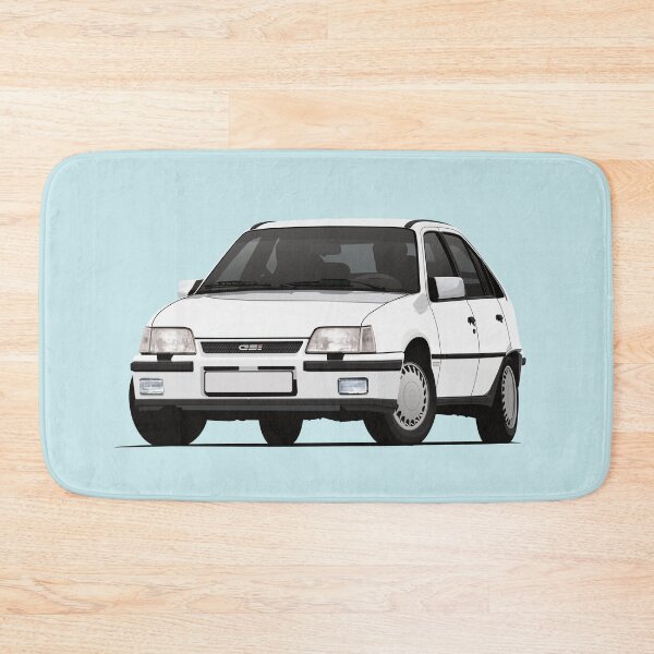 Item preview, White Kadett E GSi car illustration designed and sold by knappidesign.