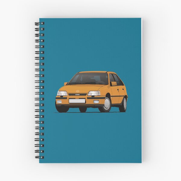 Item preview, Orange Kadett E GSi car illustration designed and sold by knappidesign.