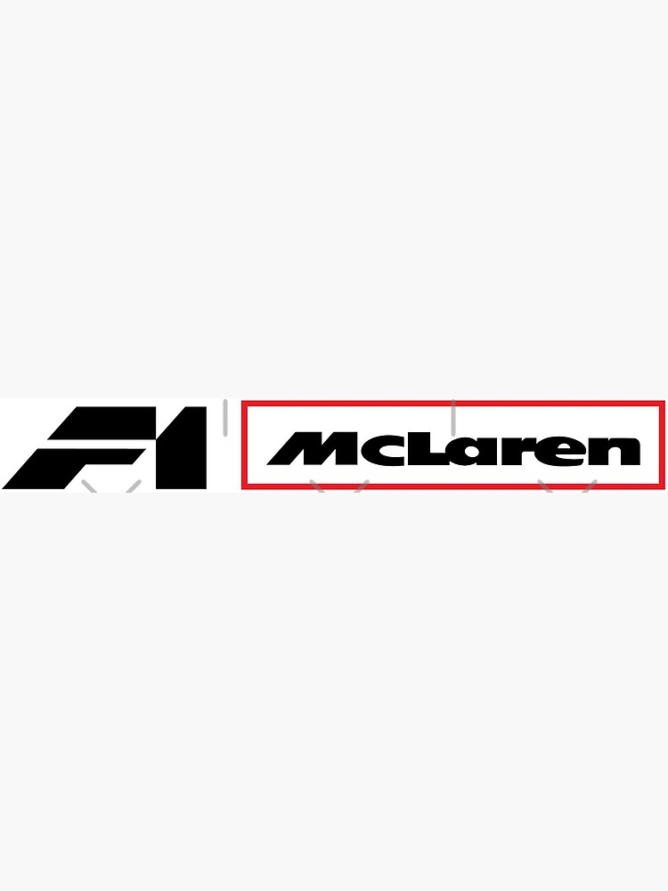 Mclaren F1 Racing Team Postcard By Bubbles Garage Redbubble